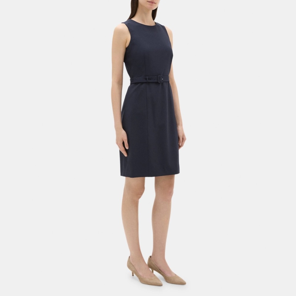 Haut Sans Manches THE ROW Terri Top En Soie Et Coton, Bleu Marine, Tailles 0/2, Neuf Avec étiquettes